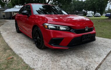2022 HONDA CIVIC RED