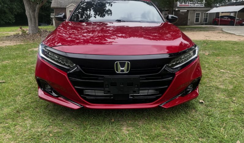2022 HONDA ACCORD RED full