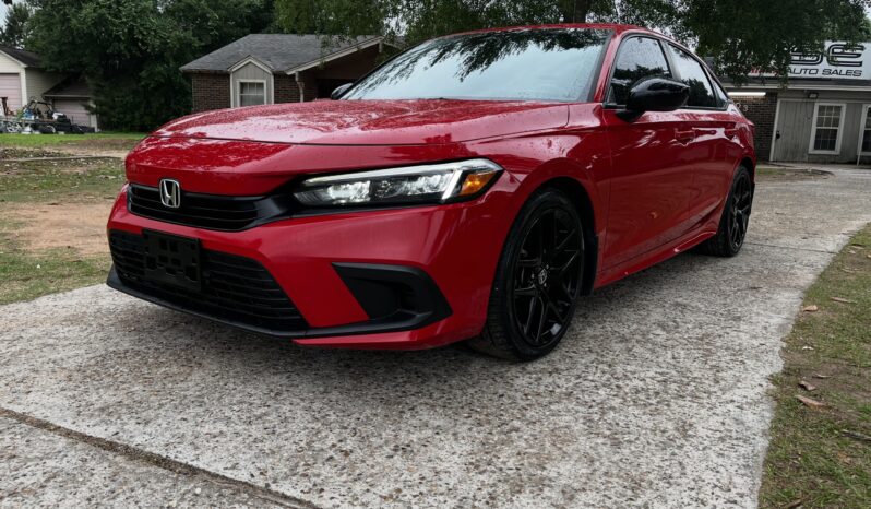 2022 HONDA CIVIC RED full