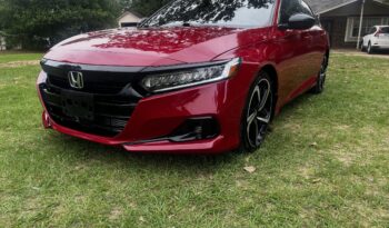 2022 HONDA ACCORD RED full