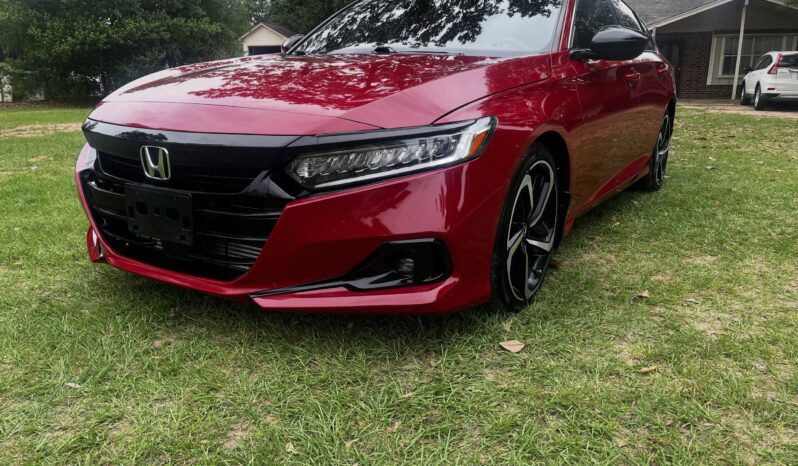 2022 HONDA ACCORD RED full