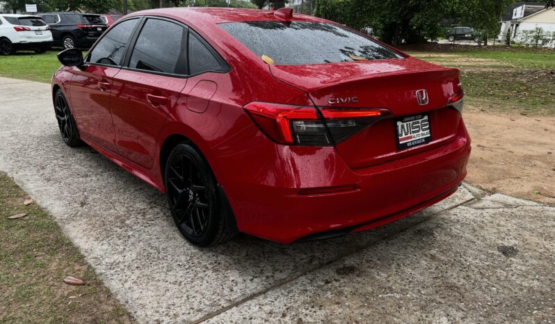 2022 HONDA CIVIC RED full