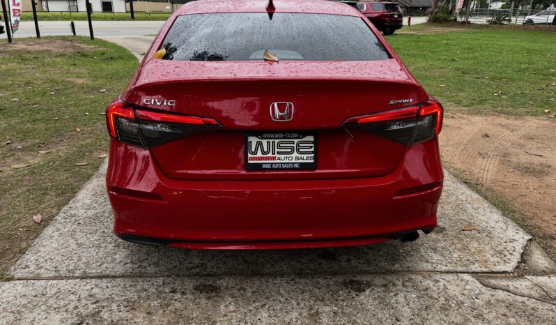 2022 HONDA CIVIC RED full