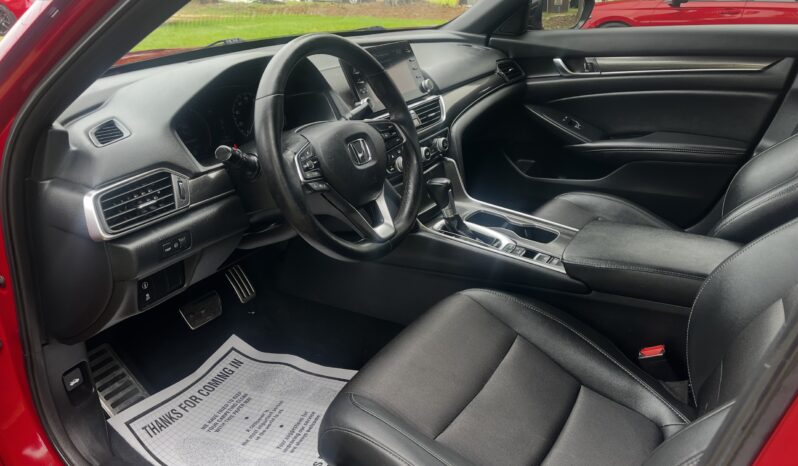 2022 HONDA ACCORD RED full