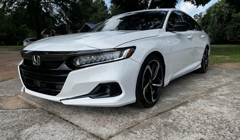 2021 HONDA ACCORD WHITE full