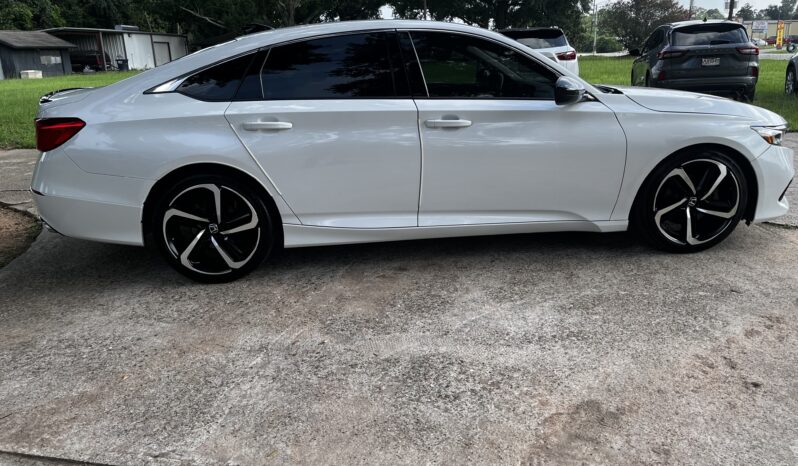2021 HONDA ACCORD WHITE full