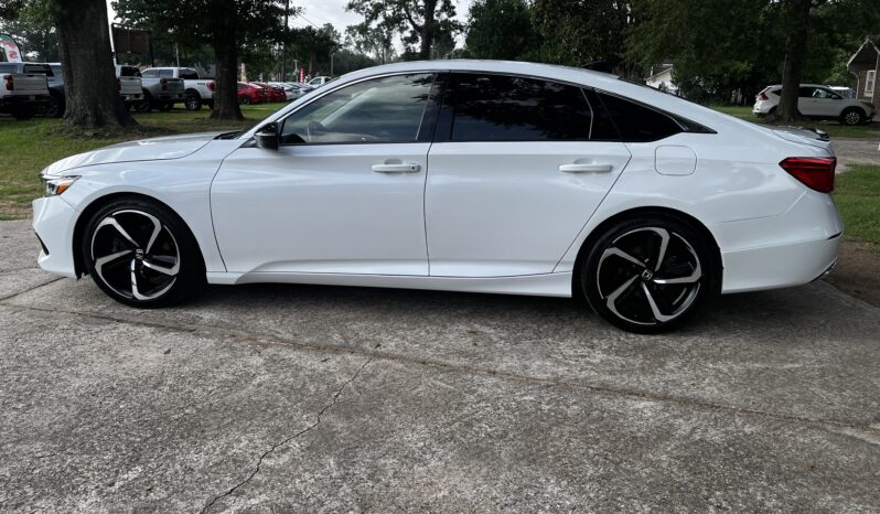 2021 HONDA ACCORD WHITE full